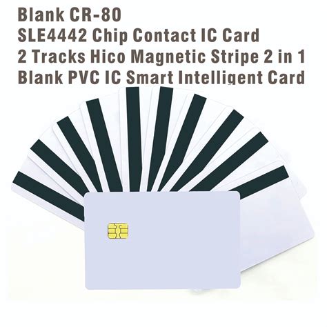 sle4442 smart card|blank hico magnetic cards.